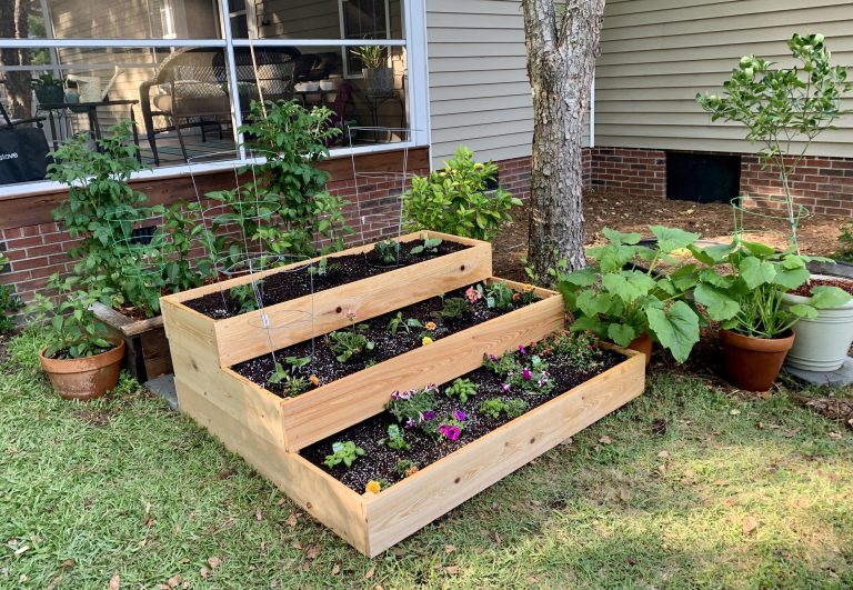 How To Build A Tiered Raised Garden Bed