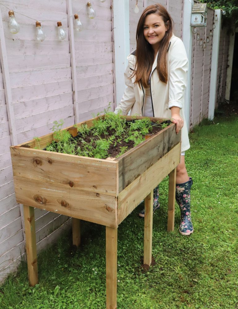 How To Build A Raised Garden Bed On Legs