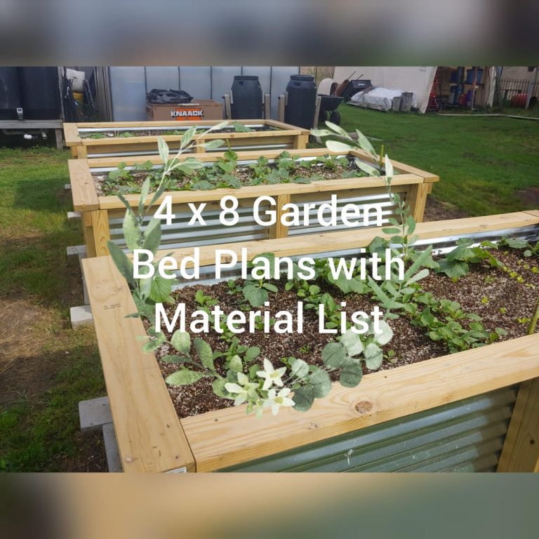 How To Build A 4x8 Raised Garden Bed